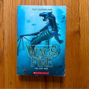Wings of Fire The Lost Heir by Tui T. Sutherland Paperback Book YA Novel